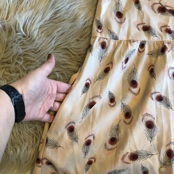 Boutique Forever 21 Peacock Feather Romper with Pockets - Picture 6 of 10